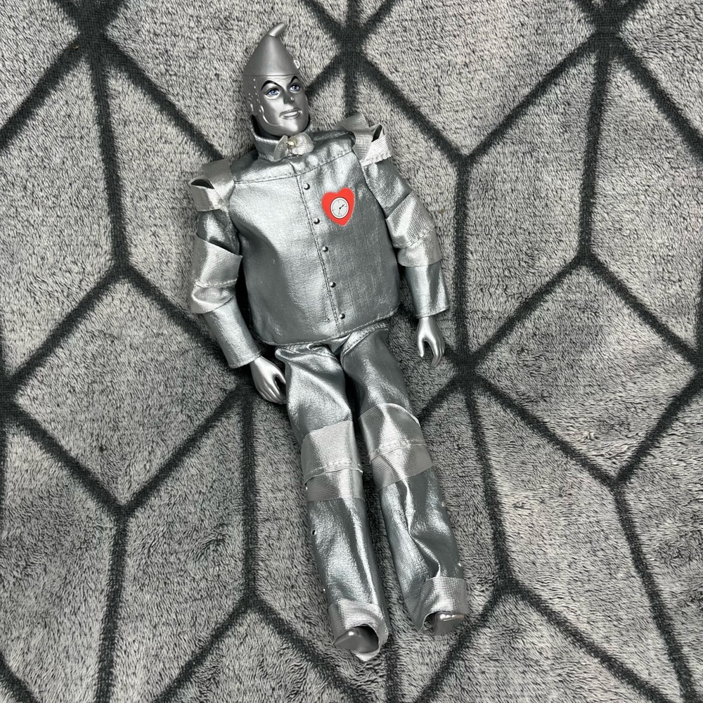 Vintage 90s Mattel Wizard of Oz Tin Man Doll with Oil Can V